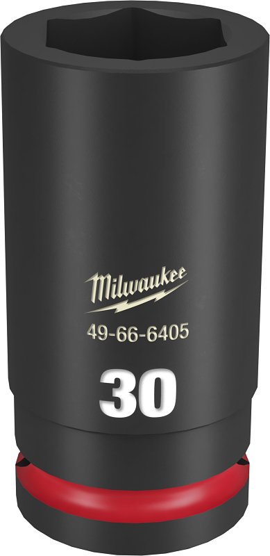 Milwaukee SHOCKWAVE Impact Duty Series 49-66-6411 Deep Impact Socket, 36 mm Socket, 3/4 in Drive, Square Drive, 6-Point
