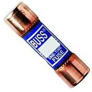Bussmann NON-15 Fuse, 15 A, 250 VAC, 125 VDC, 50 kA Interrupt, Melamine Body, Cartridge Fuse