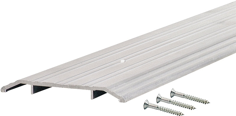 M-D TH015 68338 Saddle Threshold, 72 in L, 5 in W, Aluminum, Mill