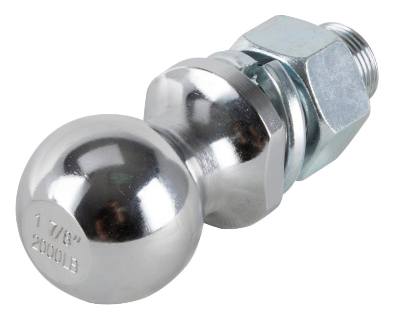 Vulcan HBB09 Hitch Ball, 1-7/8 in Dia Ball, 1 in Dia Shank, 2,000 lb Gross Towing