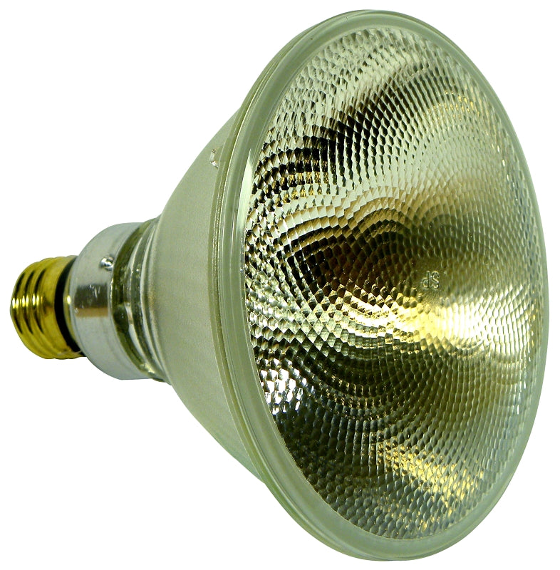 Sylvania 10728 Halogen Reflector Lamp, 80 W, Medium E26 Lamp Base, PAR38 Lamp, Bright White Light, 1545 Lumens