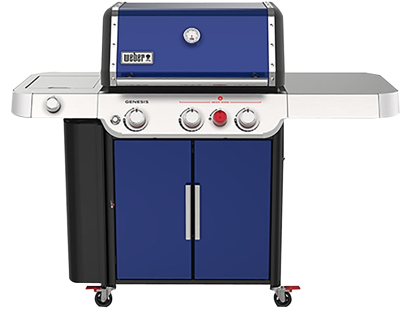 Weber GENESIS E-335 Series 35480001 Gas Grill, 39,000 Btu, Liquid Propane, 3-Burner, Enclosed Cabinet Storage, 1/EA