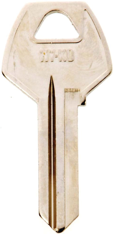 Hy-Ko 11010CO87 Key Blank, Brass, Nickel, For: Corbin Russwin Cabinet, House Locks and Padlocks