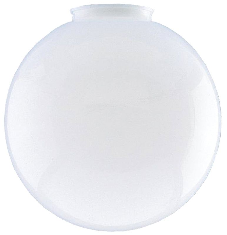 Westinghouse 8186900 Light Shade, 6 in Dia, Globe, Polycarbonate, White