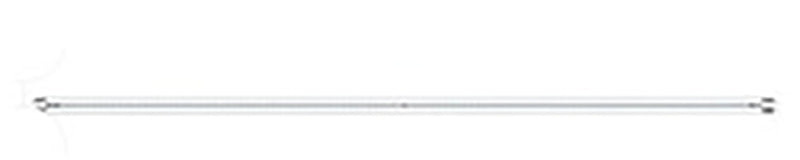 GE 93102868 LED Bulb, Linear, T8 Lamp, G13 Lamp Base, Frosted, Clear Light