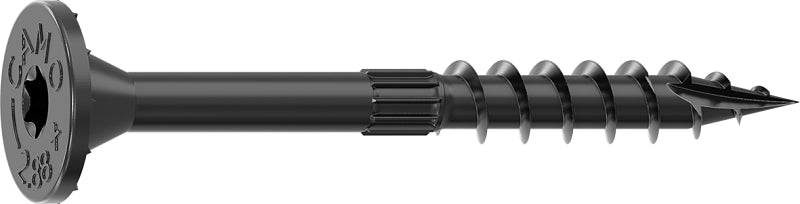 Camo 0366189 Structural Screw, 5/16 in Thread, 2-7/8 in L, Flat Head, Star Drive, Sharp Point, PROTECH Ultra 4 Coated
