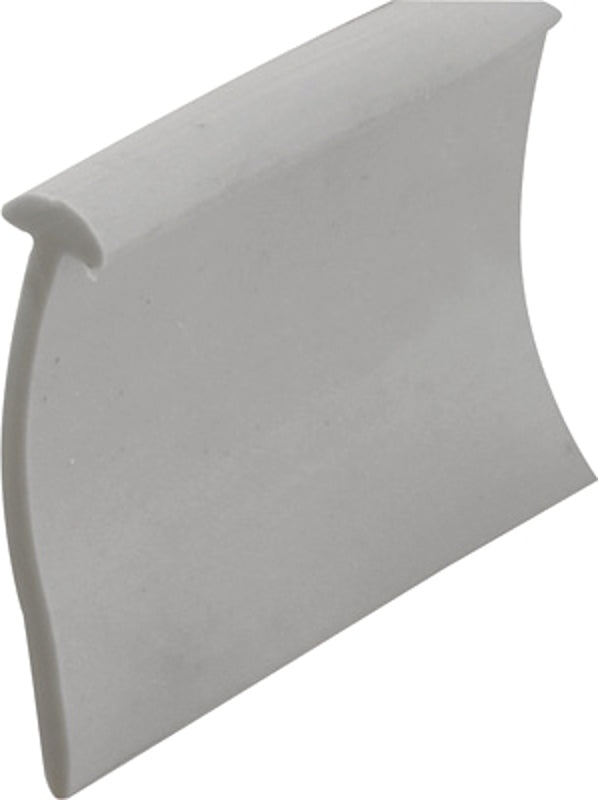 Prime-Line M 6230 Shower Door Bottom Seal, Half-Round, Vinyl, Black