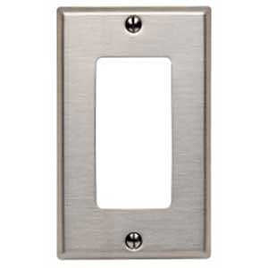84401-105 STEEL WALLPLATE 1G