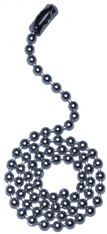 Atron FA127 Beaded Pull Chain, 36 in L Chain, Chrome