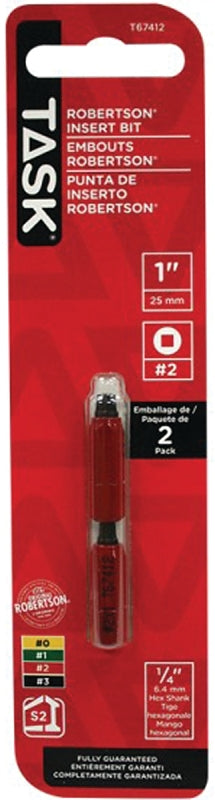 T67412 #2 1IN - RED 2/PK SCREW