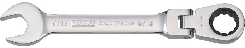 DeWALT DWMT75213OSP Combination Wrench, SAE, 9/16 in Head, 6-9/32 in L, Steel