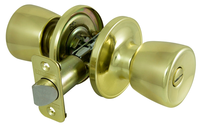 ProSource Privacy Lockset, Tulip Design, Stainless Steel