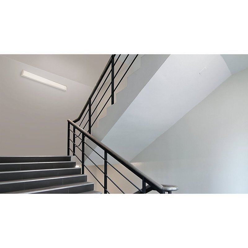 Metalux NWS Selectable Wrap 4NWS3C3MS-UNV Linear Wrap Light, 120/277 V, 38.8 W, 5-Lamp, LED Lamp, 4216 Lumens