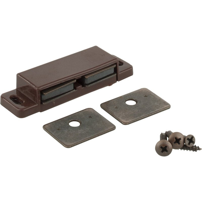 Hardware Resources KFCMD-A-BR2 Door Catch, Plastic, Brass