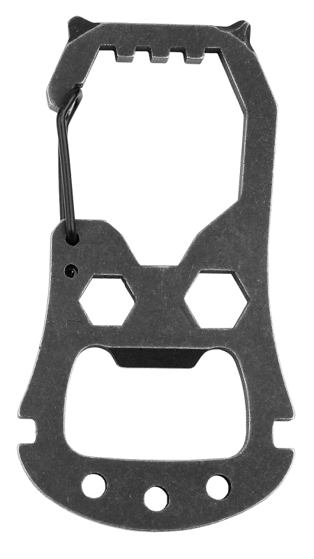 Hy-Ko KC622 Key Chain Tool with Clip, Stainless Steel Case