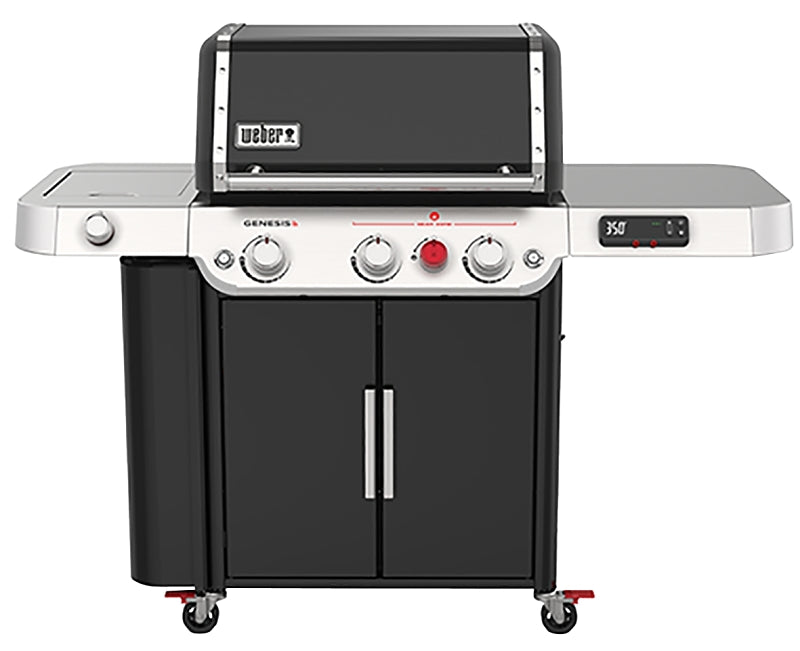 Weber GENESIS EPX-335 Series 35810001 Smart Gas Grill, 39,000 Btu, Liquid Propane, 3-Burner, Smoker Included: No