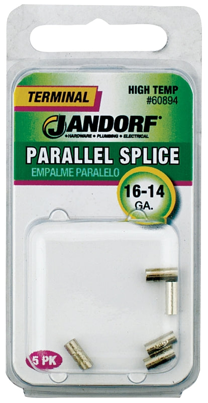Jandorf 60894 Butt Splice Connector, 16 to 14 AWG Wire, 5/PK