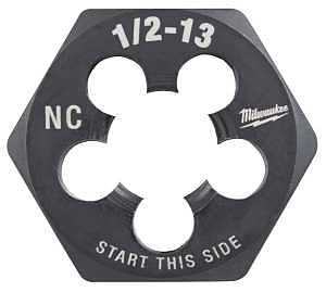 Milwaukee 49-57-5360 Threading Die, 1/2-13 Thread, Coarse Thread, HCS