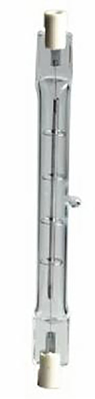 GE 22489 Halogen Bulb, 100 W, R7 Recessed Single Contact Lamp Base, T3 Lamp, White Light, 1500 Lumens