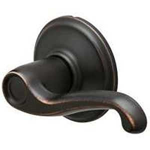 Schlage F Series F170V FLA 716 RH Right Hand Dummy Lever, Mechanical Lock, Aged Bronze, Metal, Residential, Right Hand