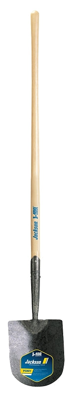 Jackson 1272800 Caprock Irrigation Shovel, 9 in W Blade, Steel Blade, Hardwood Handle, Straight Handle, 47 in L Handle
