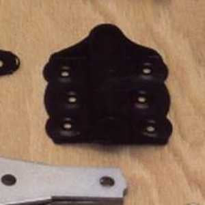 44FB-R 3IN BLACK HINGE SPRING