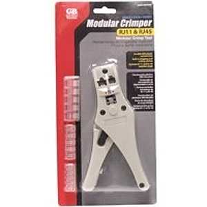 Gardner Bender GMC-2000D Modular Plug Crimp Tool, 11-3/4 in OAL, Gripper Handle