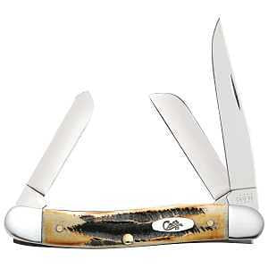 Case XX 03578 Medium Stockman Folding Pocket Knife, 2.57, 1.88, 1.71 in L Blade, Tru-Sharp Stainless Steel Blade