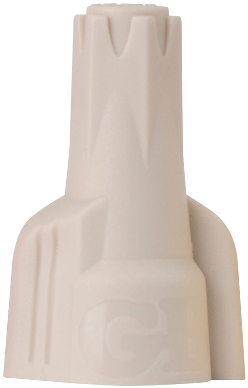 Gardner Bender Hex-Lok 25-1H1 Wire Connector, 22 to 8 AWG Wire, Copper Contact, Thermoplastic Housing Material, Tan