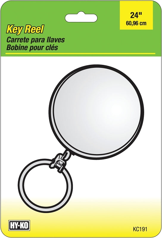 Hy-Ko KC191 Key Ring, Chrome