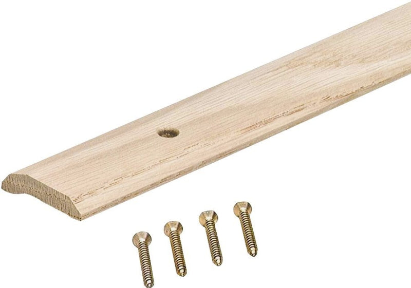 M-D 85365 Carpet Trim, 72.19 in L, 1.44 in W, Hardwood, Unfinished