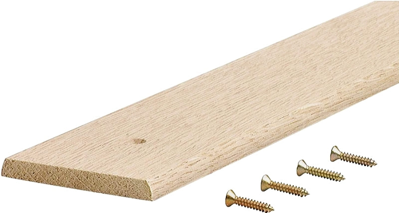 M-D 85613 Seam Binder, 36.13 in L, 3 in W, Smooth Surface, Oak Wood, Unfinished