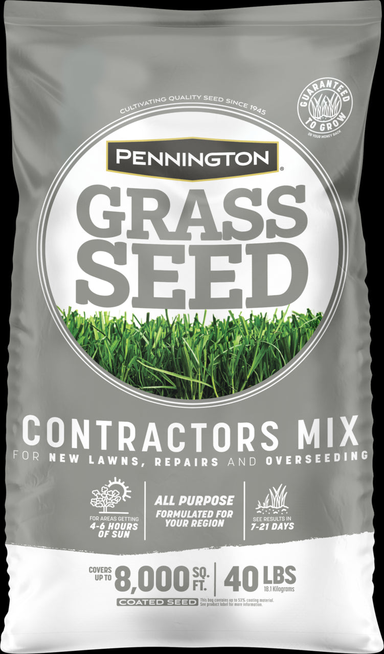 Pennington 100528346 North Contractors Seed Mix, 40 lb Bag