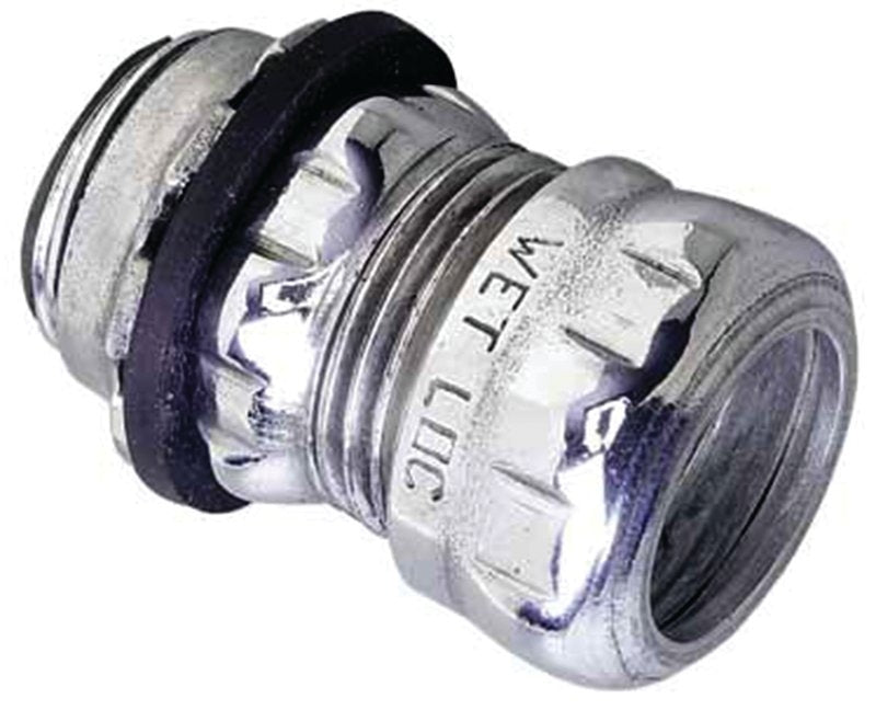 Halex 62511 Connector, 1 in Compression, Steel