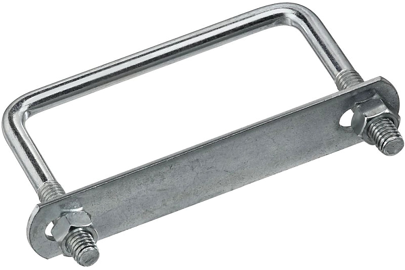 National Hardware N222-380 U-Bolt, 3/8-16 Thread, 1-1/2 in L Thread, Steel, Zinc