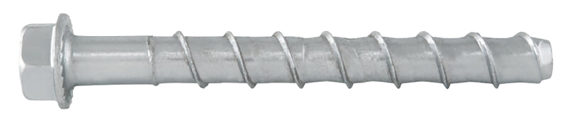 DeWALT Screw-Bolt+ PFM1411640 Screw Anchor, 5/8 in Dia, 6 in L, Carbon Steel, Zinc