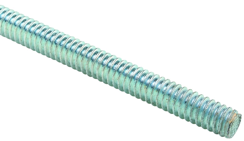 SuperStrut R Series ZR1048 Threaded Rod, Steel, Silver, Electro-Galvanized