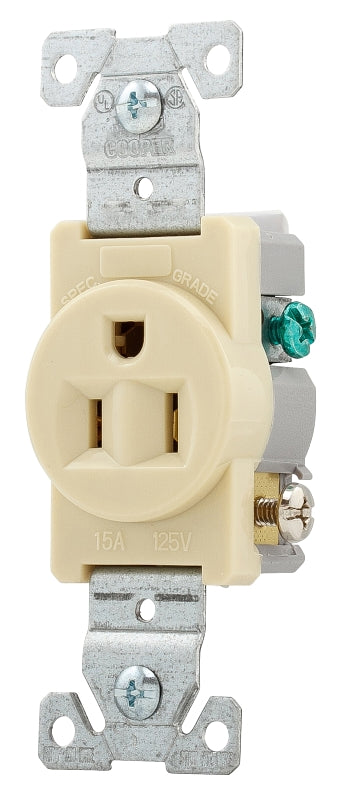 817V-BOX IVRY SGL RECPT15A125V