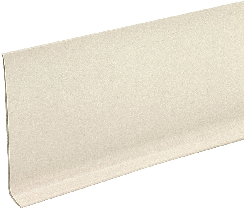 M-D 75275 Wall Base, 4 ft L, 4 in W, Vinyl, Almond