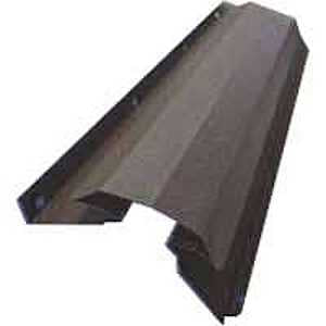 Lomanco LomanCool LPR10WB Ridge Vent, 8 ft L, Aluminum, Weathered Bronze