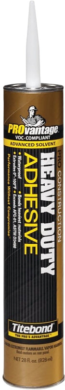 Titebond PROvantage 5252 Construction Adhesive, Light Brown, 28 oz Cartridge