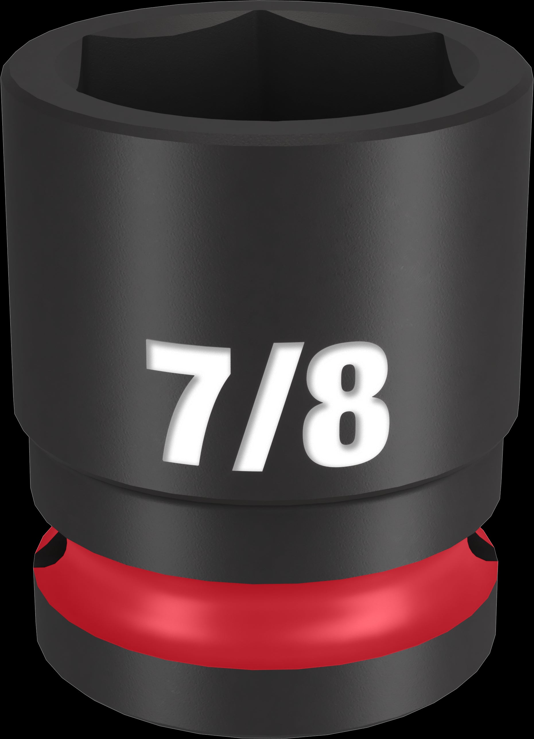 Milwaukee SHOCKWAVE Impact Duty Series 49-66-6208 Shallow Impact Socket, 7/8 in Socket, 1/2 in Drive, Square Drive