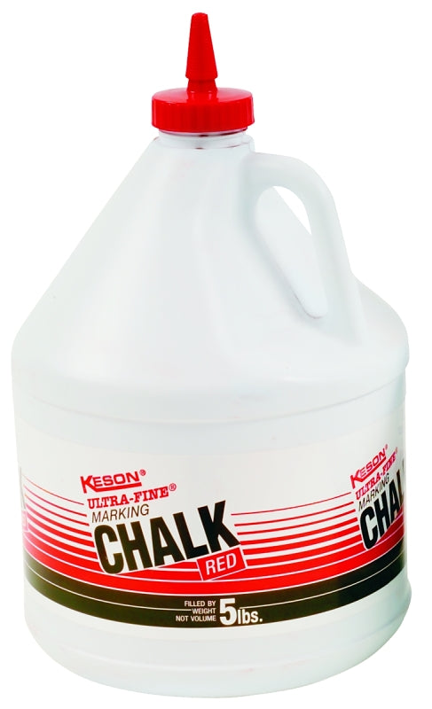 Keson PROCHALK Series 105R Marking Chalk Refill, Red, Permanent