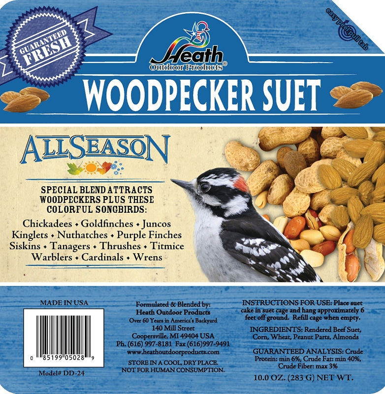 Heath DD-24 Suet Cake, All-Season, 10 oz