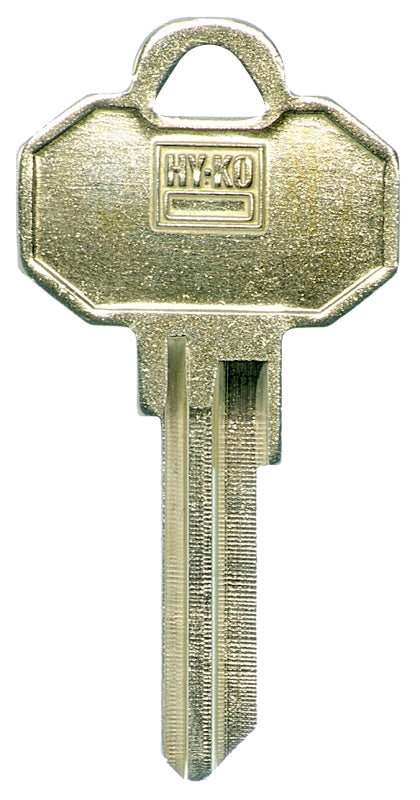 Hy-Ko 11010BWK5 Key Blank, Brass, Nickel-Plated, For: Baldwin BWK5 Locks