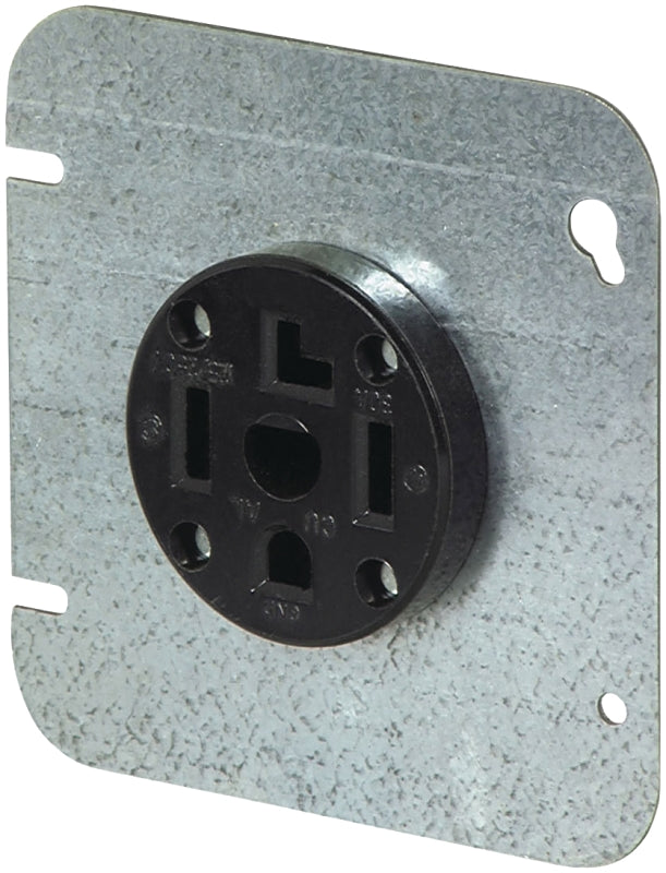 Eaton Wiring Devices 1167 1167-2-SP Power Receptacle, 3 -Pole, 125/250 V, 30 A, NEMA: NEMA 14-30R, White