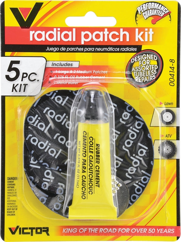 Genuine Victor 22-5-00414-8 Tire Patch Kit, Metal/Rubber