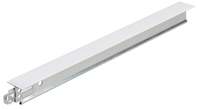 USG DONN 903699 Series Cross Tee, 4 ft L x 1-1/2 in H Dimensions, Galvanized Steel, White