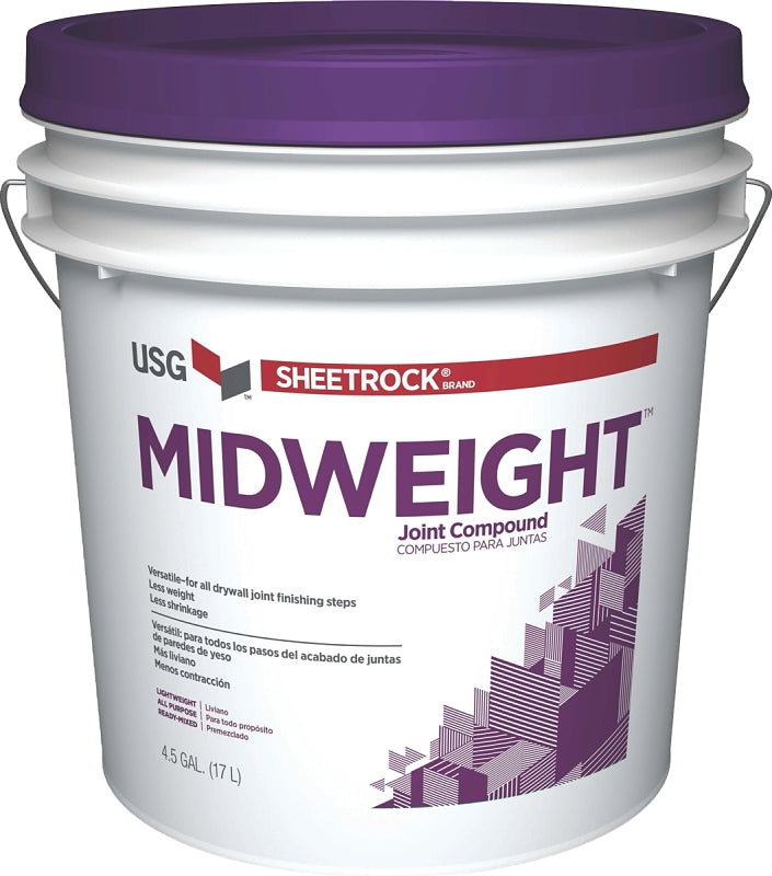 USG 380417048 Joint Compound, Paste, Off-White, 4.5 gal