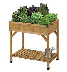 VegTrug RHP6002N Herb Garden, 78 cm L, 58 cm W, 80 cm H, Cedar Wood, Natural